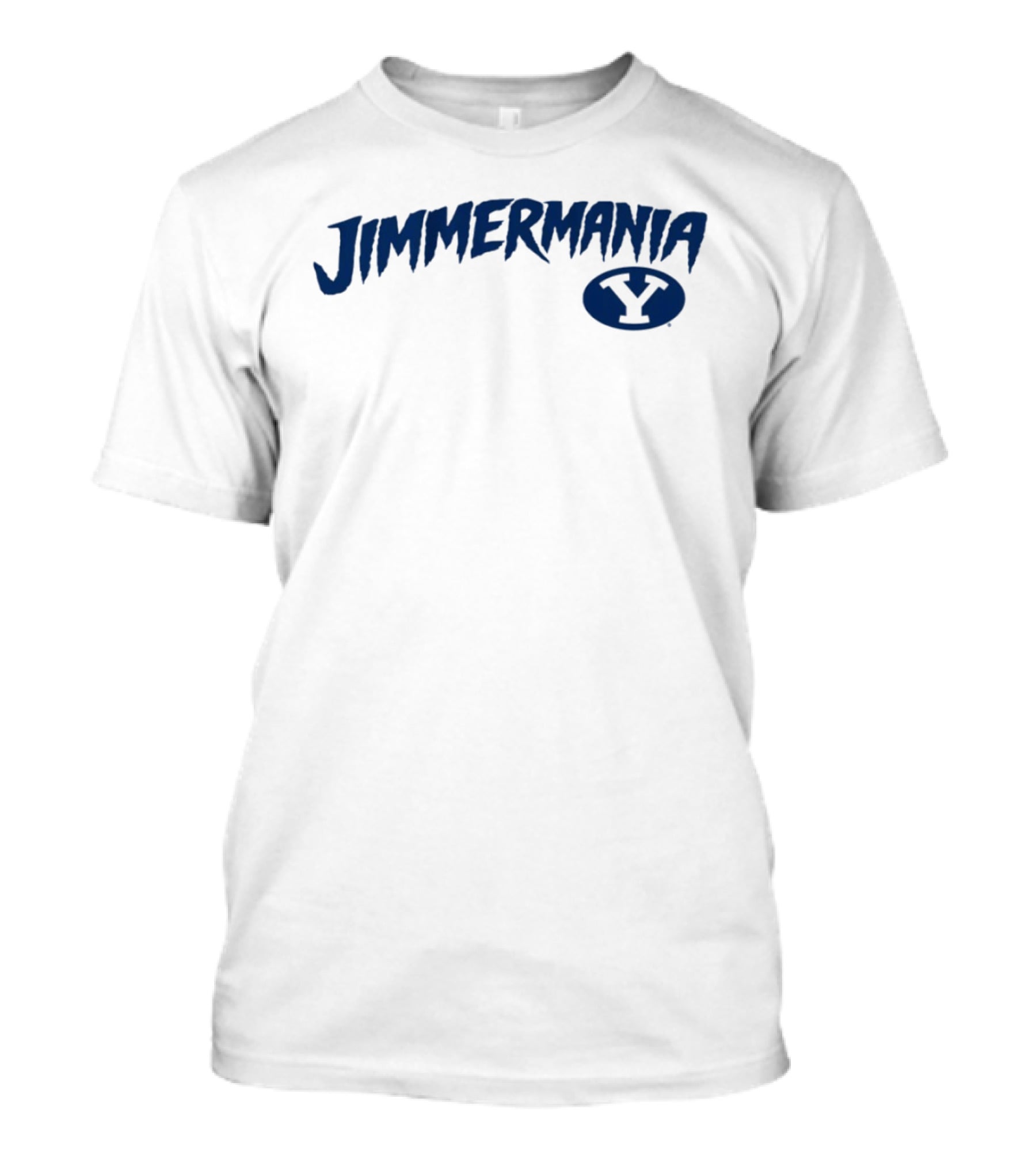 BYU Basketball Jimmermania 32 Jimmer Fredette Y T-Shirt