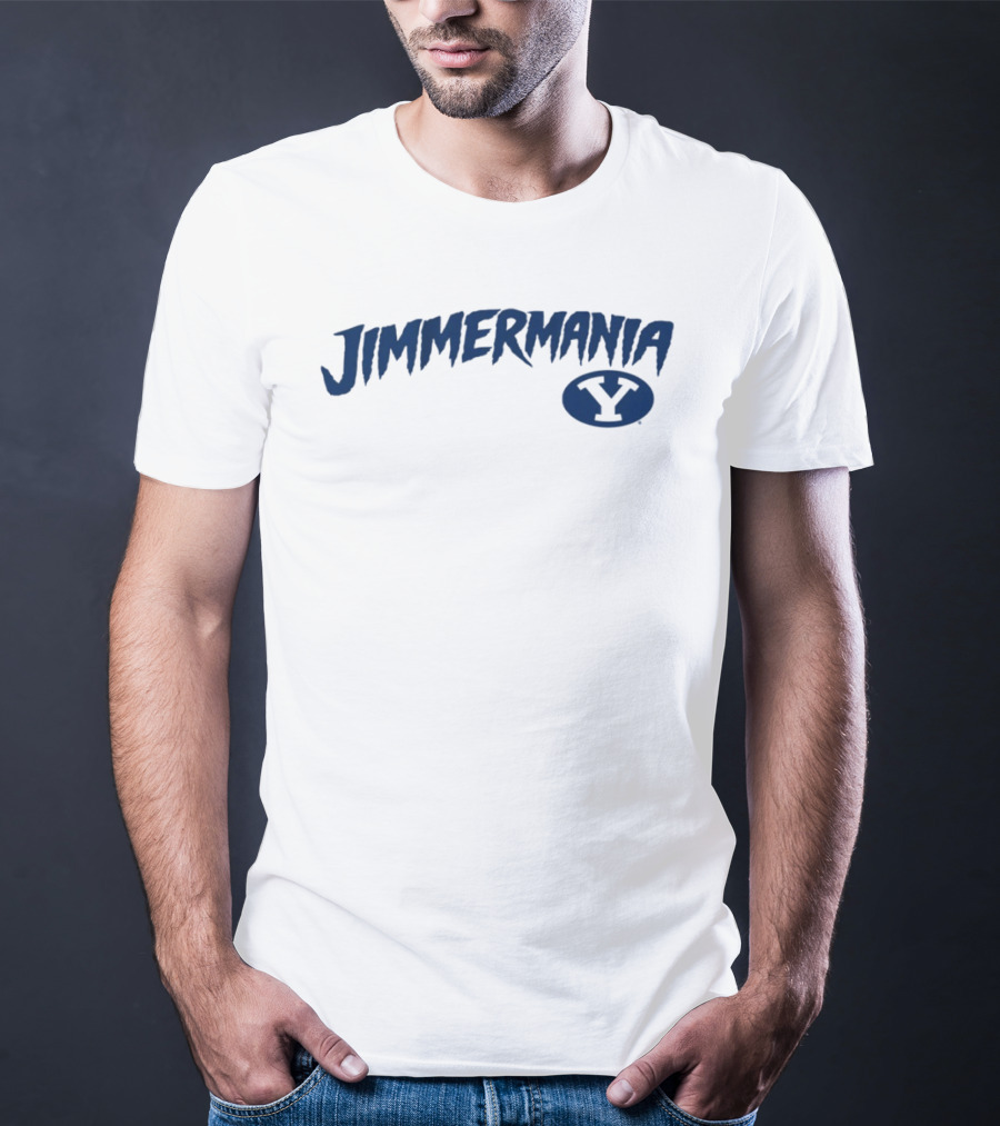 BYU Basketball Jimmermania 32 Jimmer Fredette Y T-Shirt