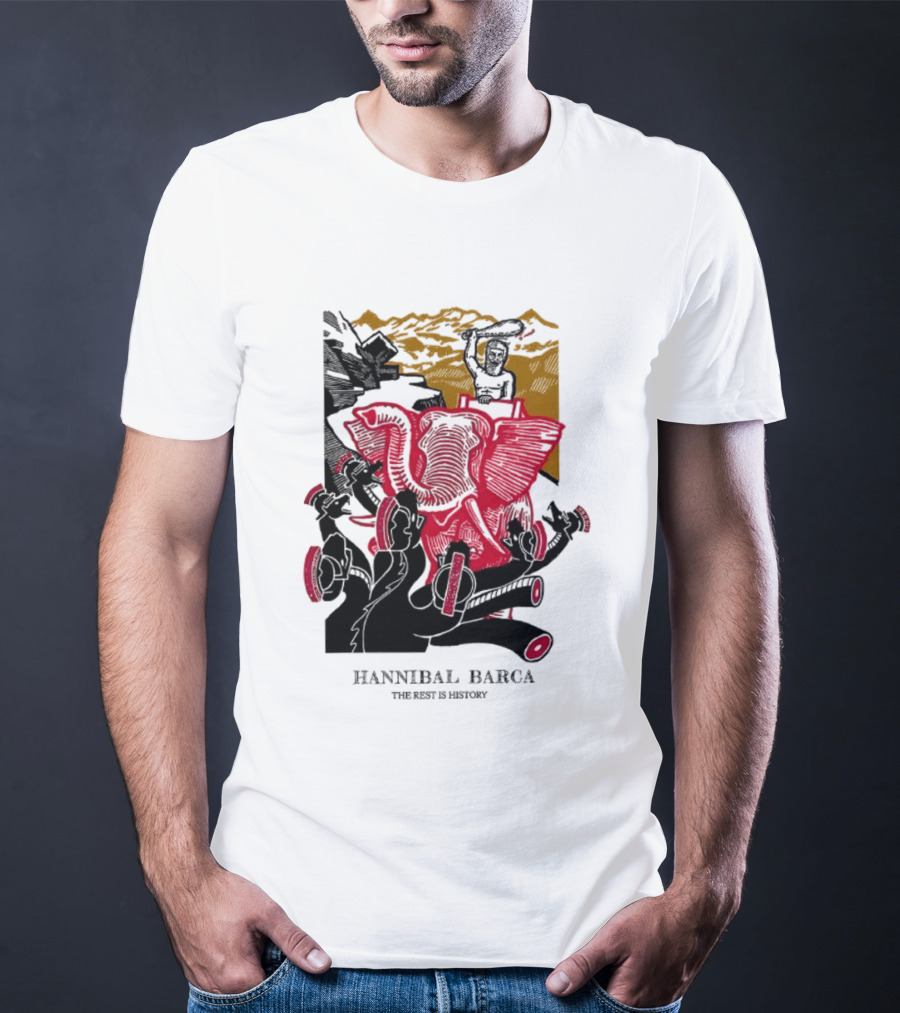 Hannibal Barca The Rest Is History Elephants And Soldiers Historical T-Shirt