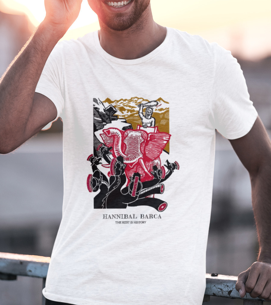 Hannibal Barca The Rest Is History Elephants And Soldiers Historical T-Shirt