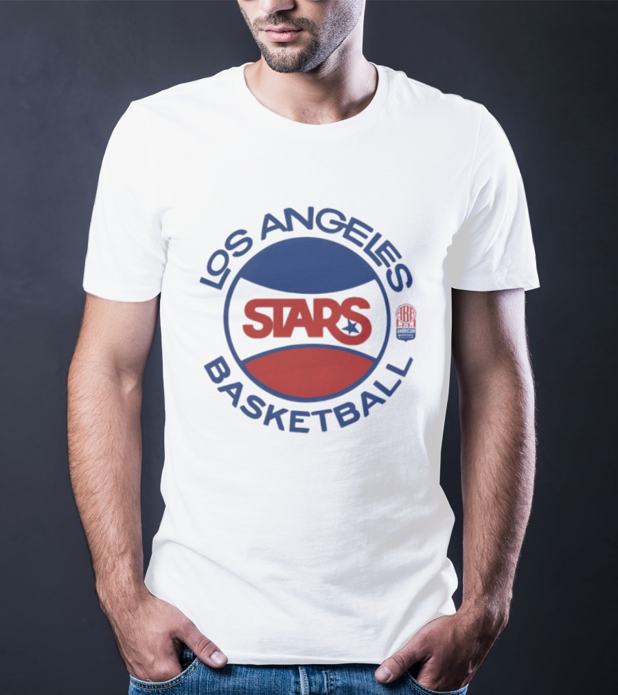 Los Angeles Stars Basketball ABA Retro Style Sports Team T-Shirt
