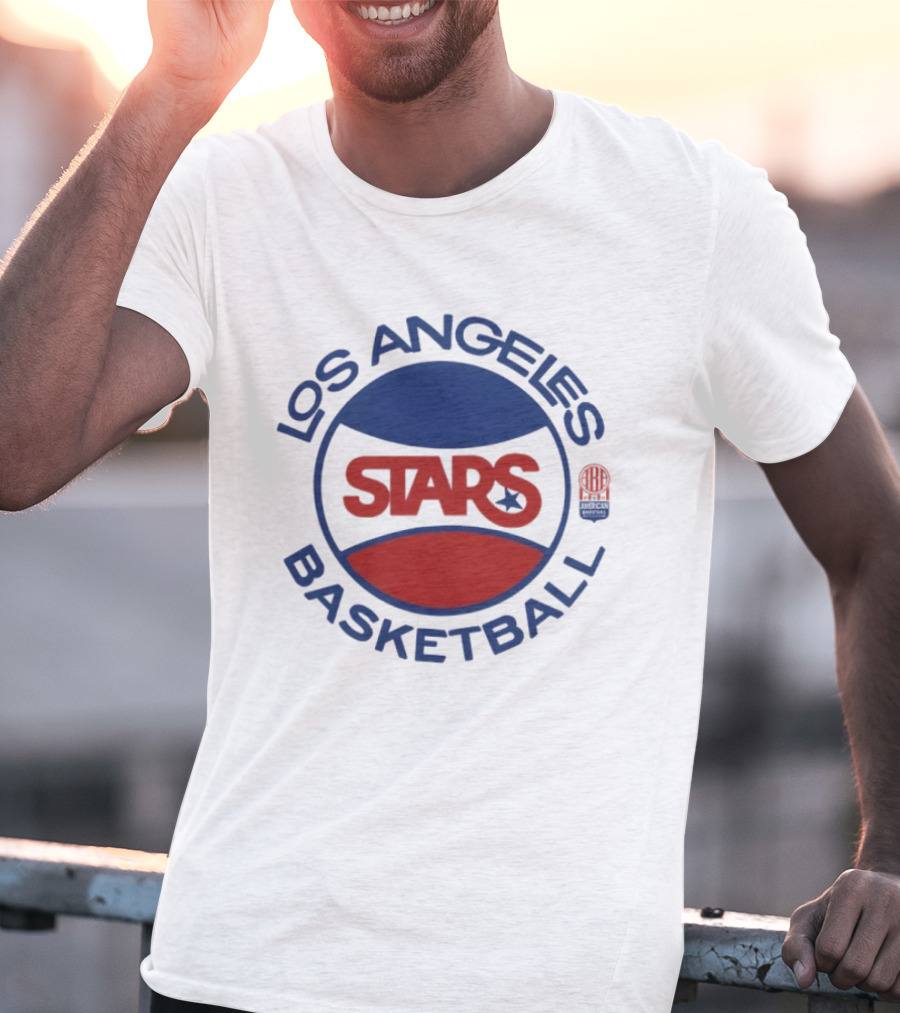 Los Angeles Stars Basketball ABA Retro Style Sports Team T-Shirt