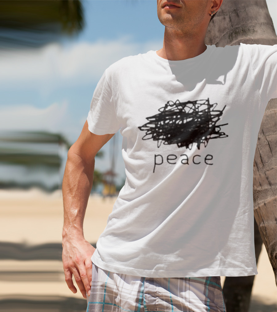 Peace Graffiti Scribble T-Shirt