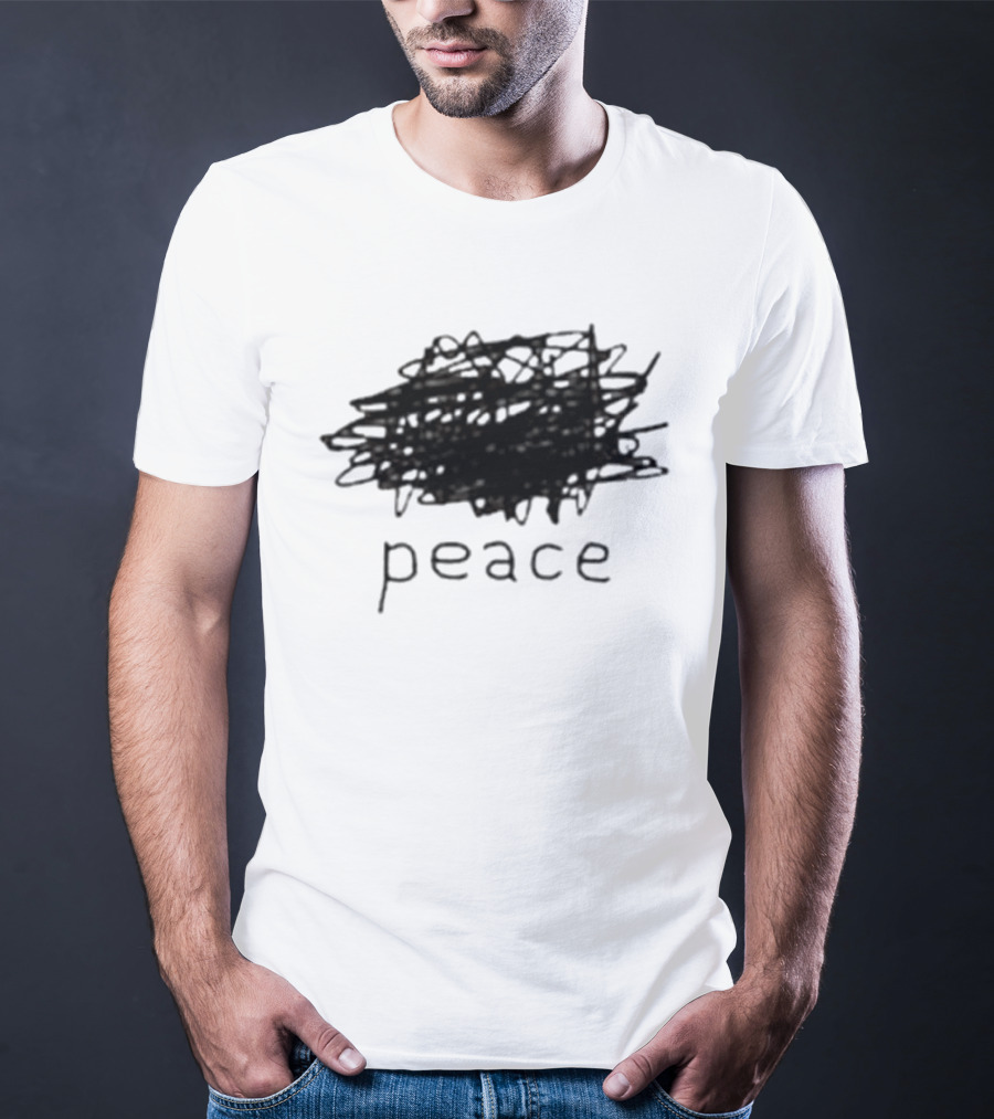 Peace Graffiti Scribble T-Shirt