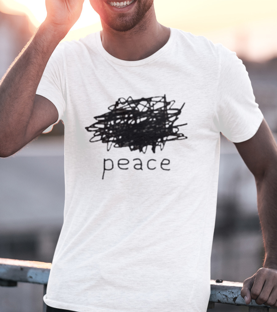 Peace Graffiti Scribble T-Shirt