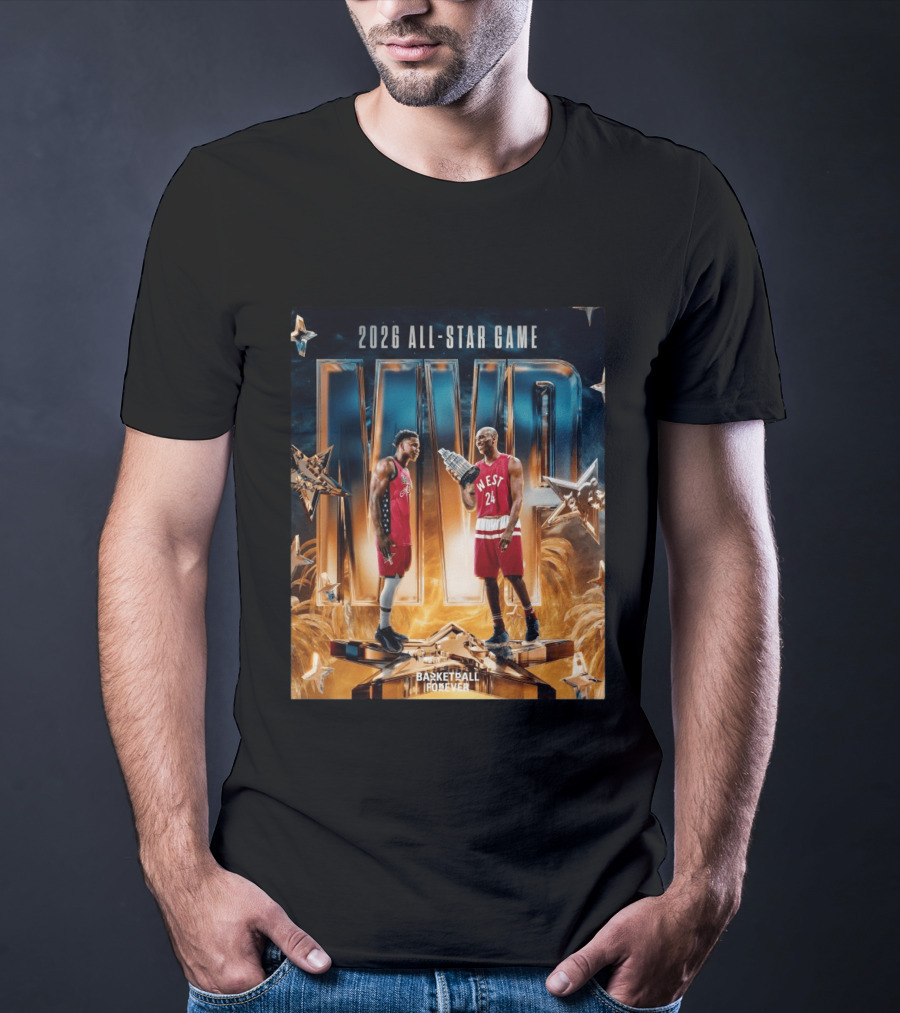 2026 All Star Game MVP Anthony Edwards Kobe Bryant Basketball Forever T-Shirt