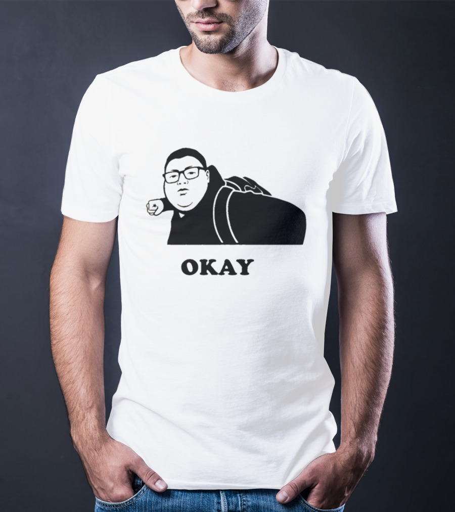 Okay Meme Black And White T-Shirt