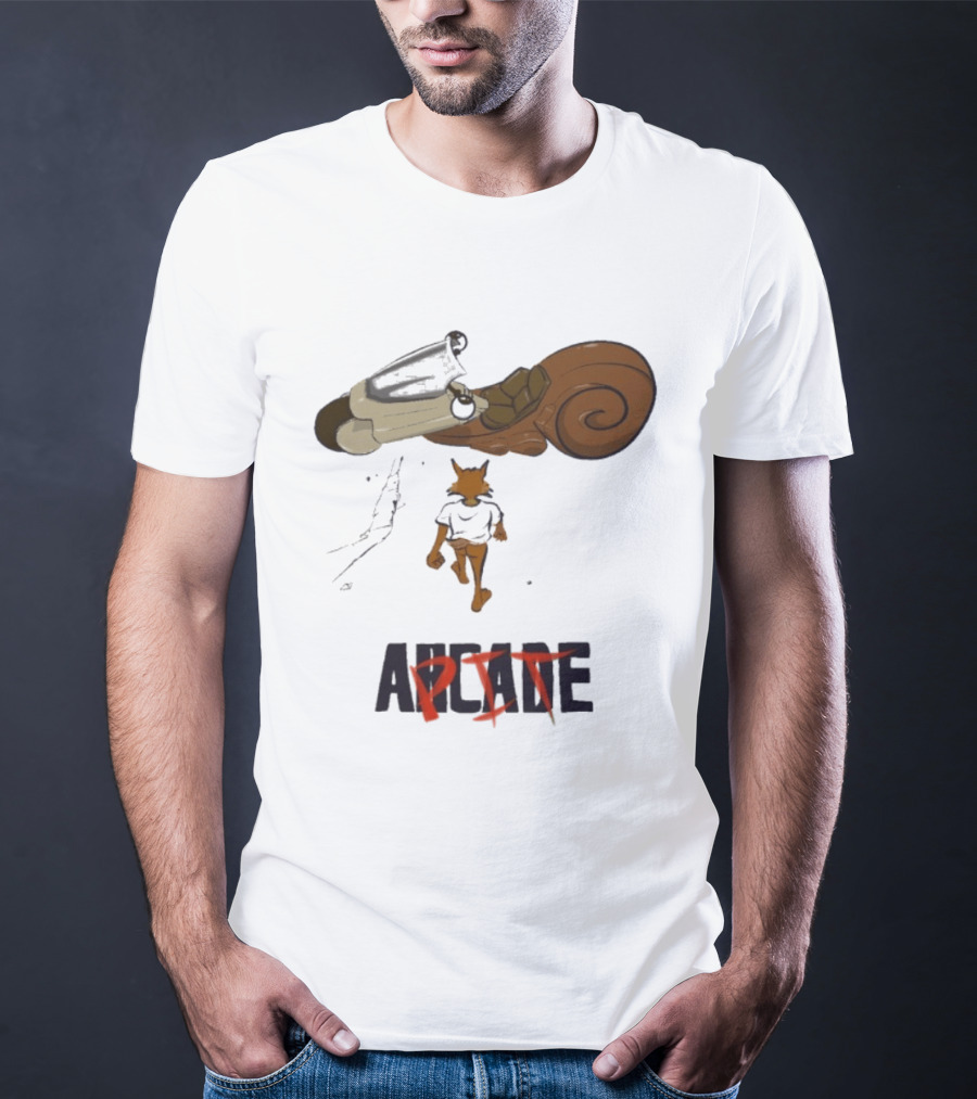 Smight Akira Arcade Pit Retro Futuristic Motorcycle Adventure T-Shirt