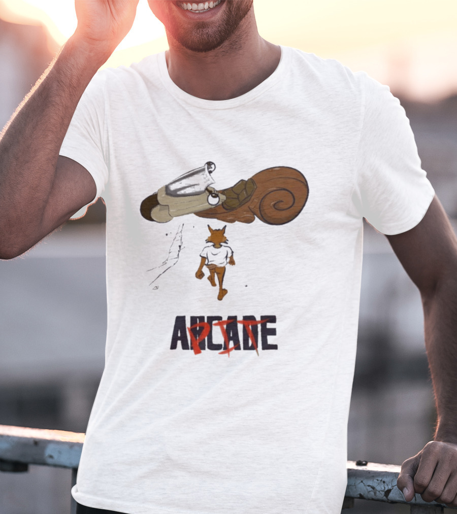 Smight Akira Arcade Pit Retro Futuristic Motorcycle Adventure T-Shirt