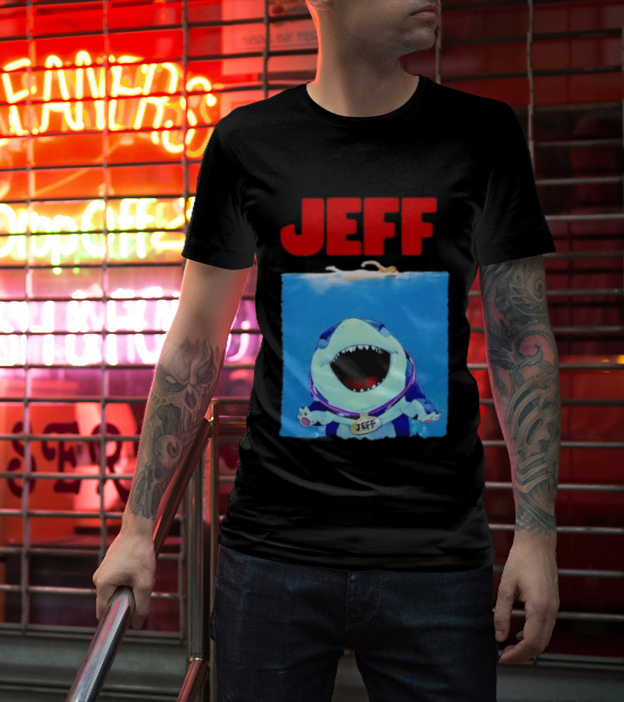 Jeff The Land Shark Jaws Movie T-Shirt