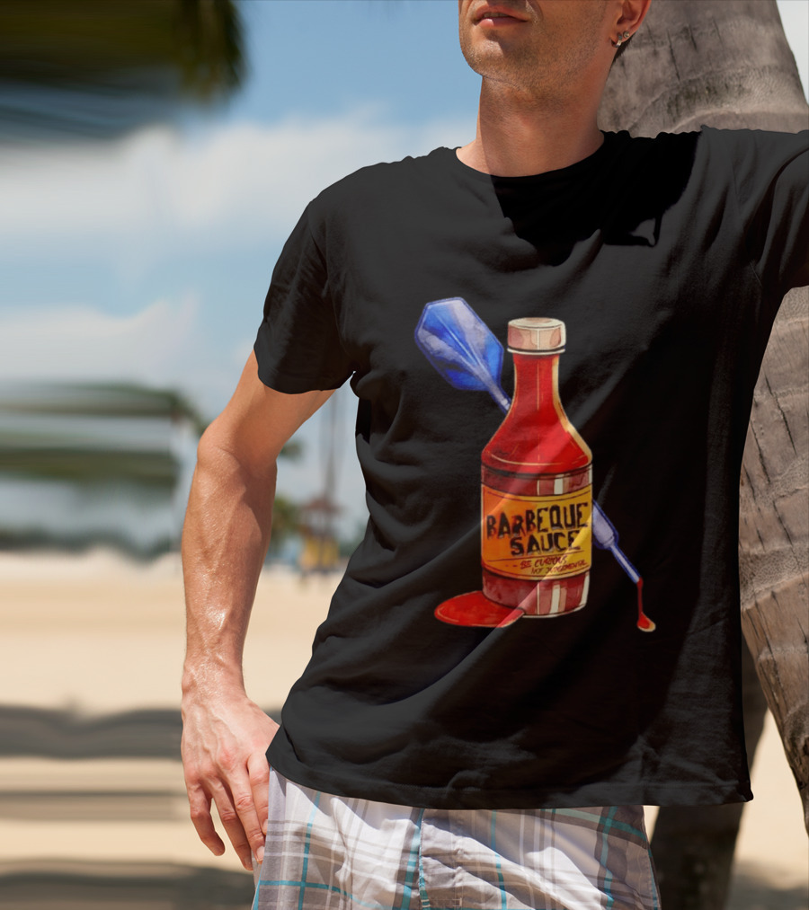 Barbecue Sauce Be Curious Not Judgmental Darts Bottle T-Shirt