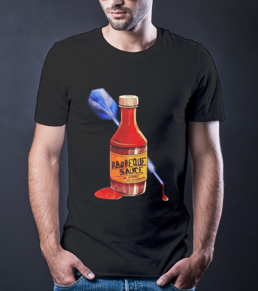 Barbecue Sauce Be Curious Not Judgmental Darts Bottle T-Shirt