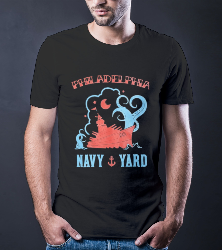 Philadelphia Phillies Navy Yard Anchor Ship T-Shirt
