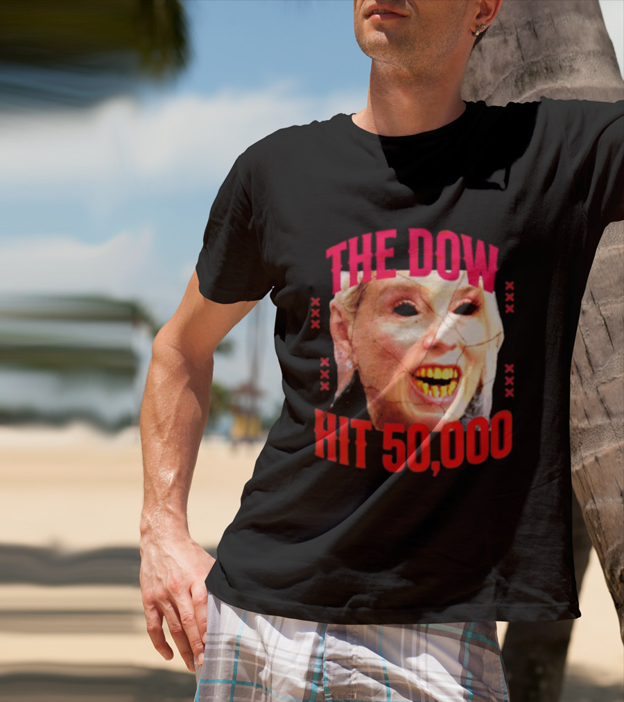 Pam Bondi The Dow Hit 50 000 Protest Epstein Files T-Shirt