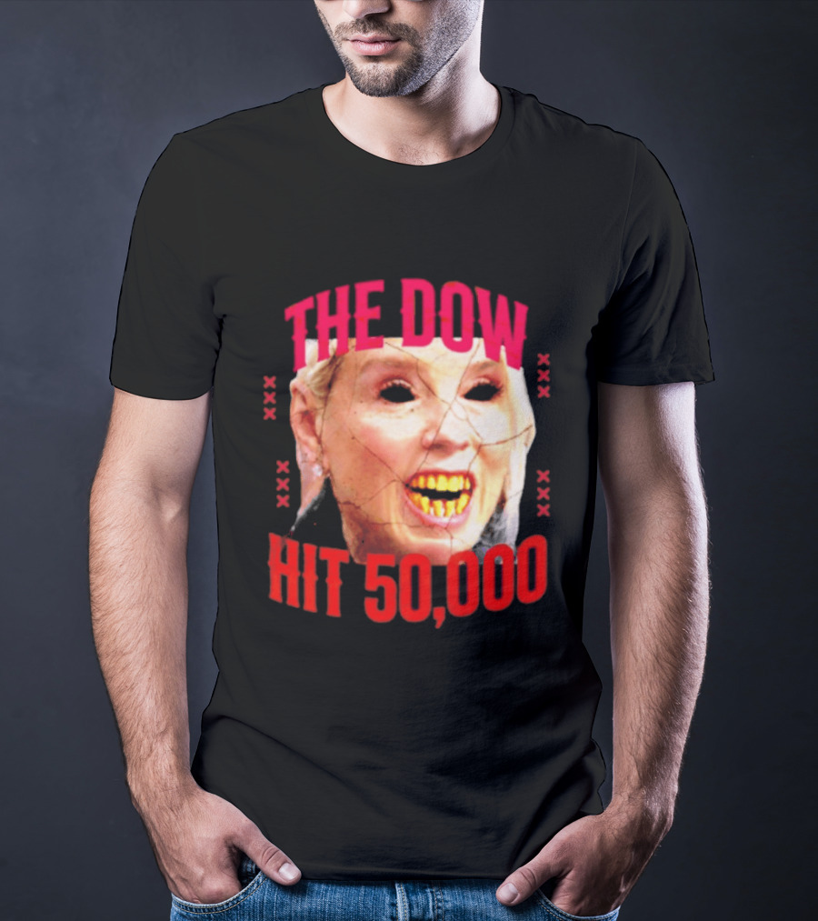 Pam Bondi The Dow Hit 50 000 Protest Epstein Files T-Shirt
