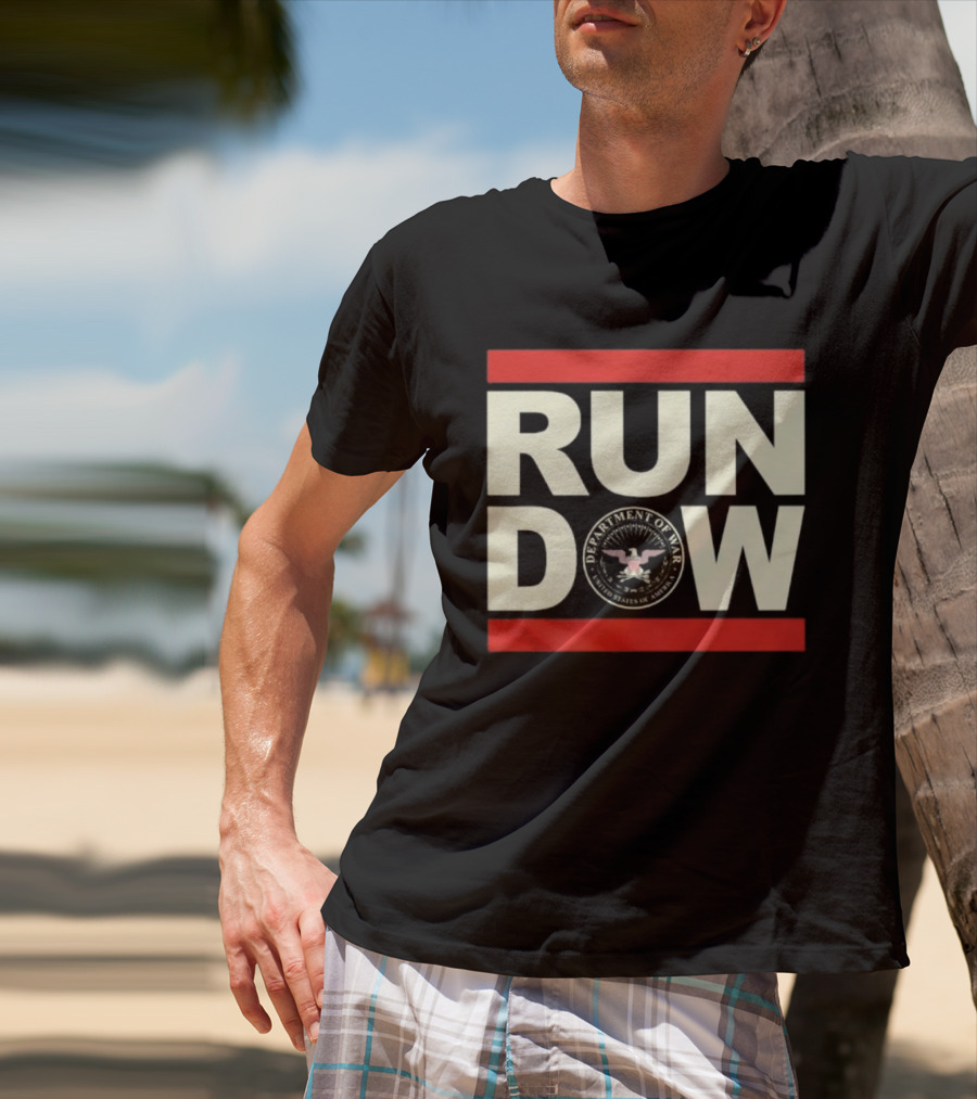 RUN DOW Department Of War Trump Seal T-Shirt