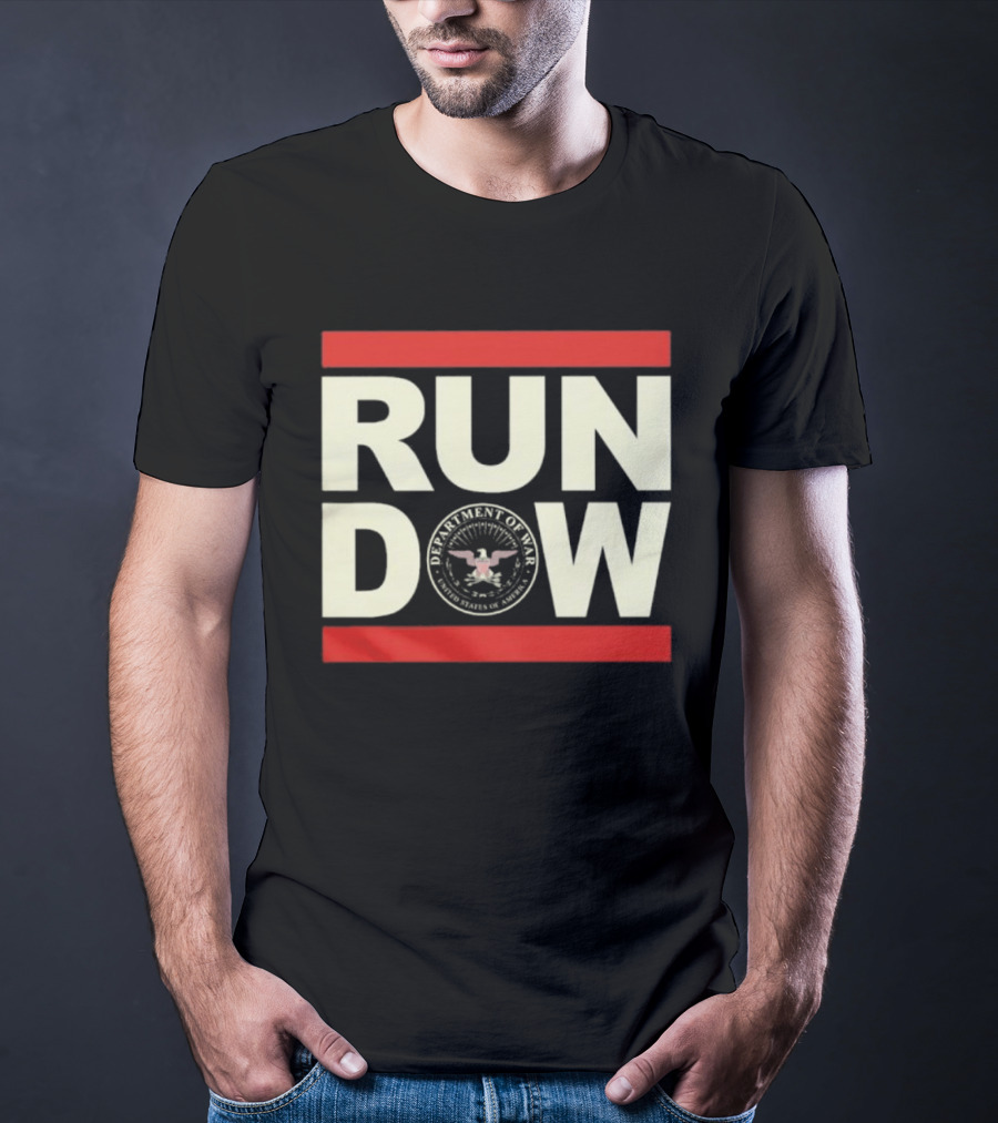 RUN DOW Department Of War Trump Seal T-Shirt