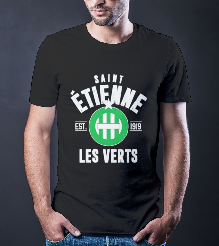 Saint Étienne Established 1919 Les Verts Soccer Heritage T-Shirt