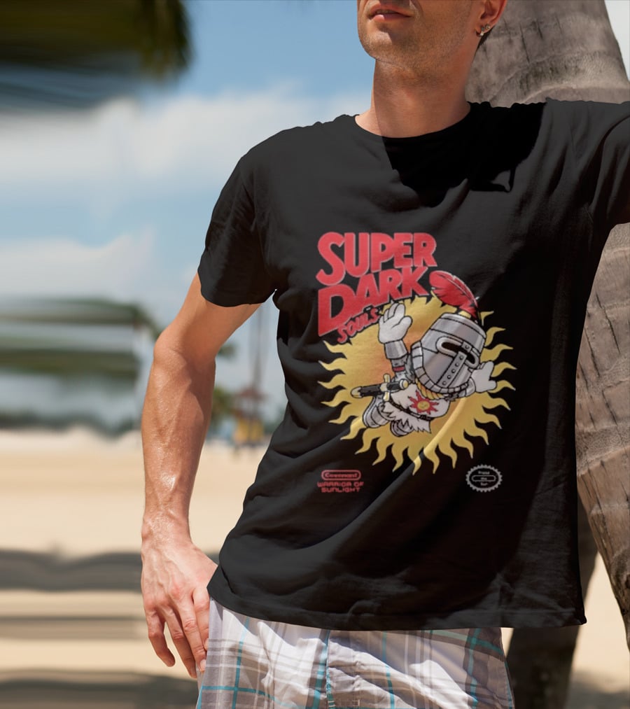 Super Dark Souls Praise The Sun Solaire T-Shirt