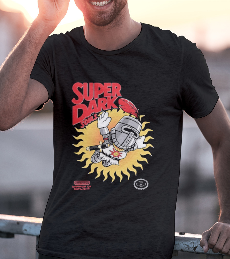 Super Dark Souls Praise The Sun Solaire T-Shirt