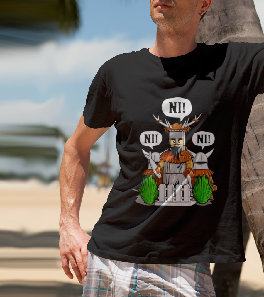 Knights Of Ni Monty Python Nature Comedy Scene T-Shirt