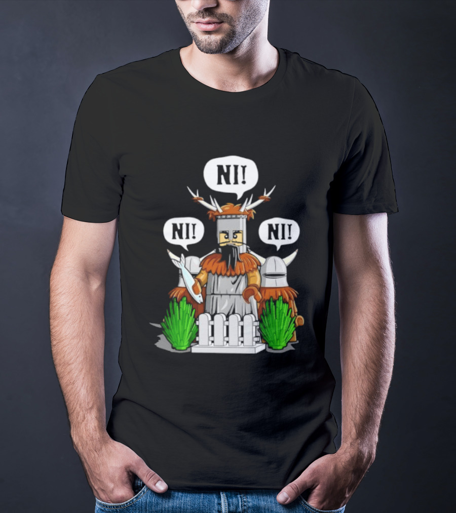 Knights Of Ni Monty Python Nature Comedy Scene T-Shirt