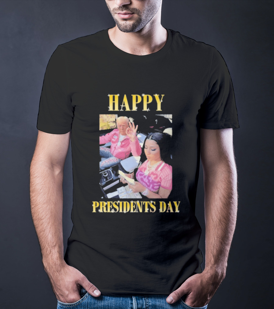 Happy Presidents Day Trump Nicky T-Shirt