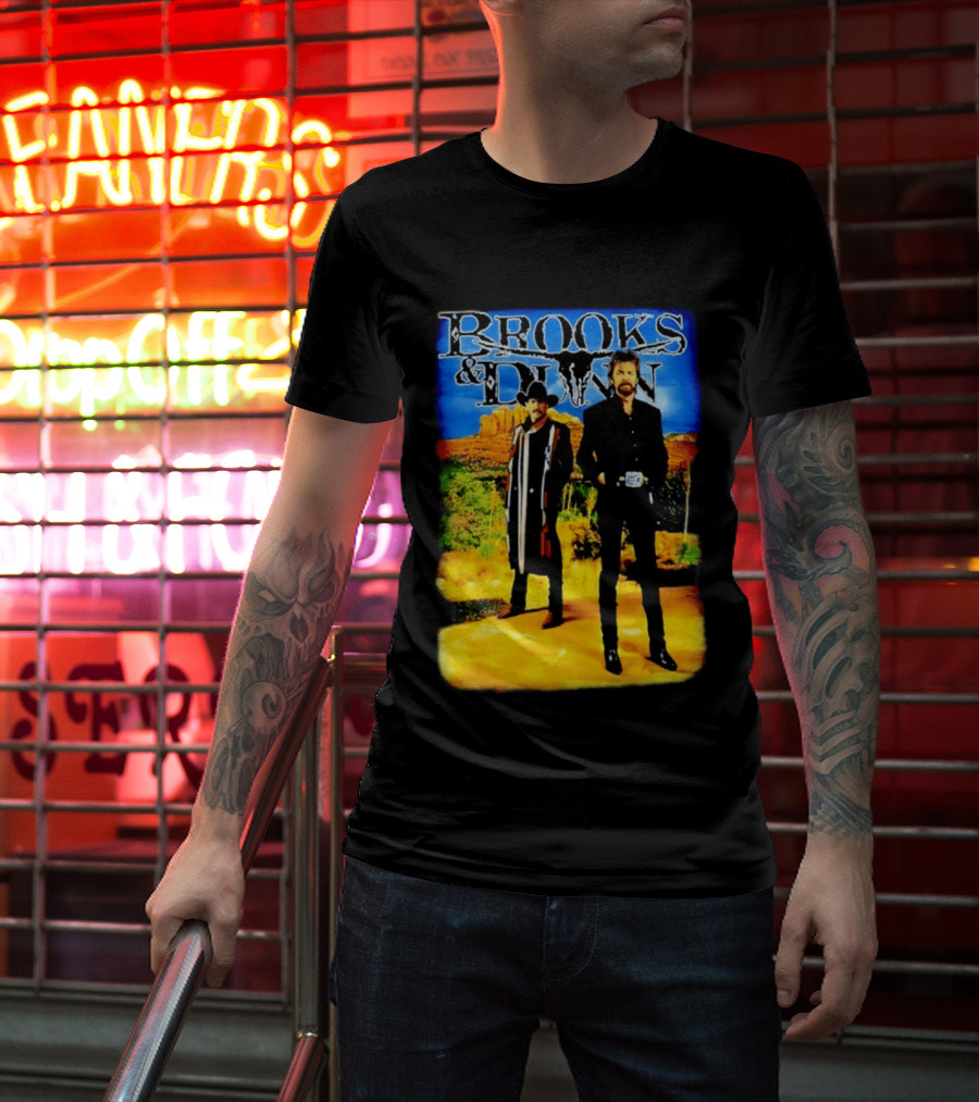Brooks And Dunn Western Style Desert T-Shirt