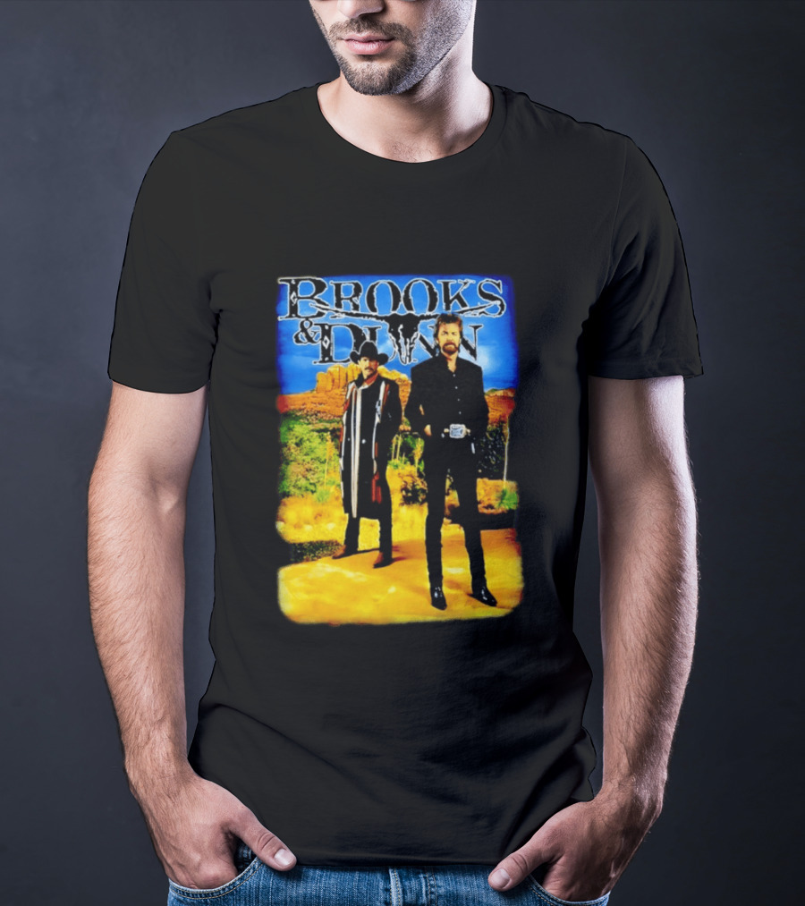 Brooks And Dunn Western Style Desert T-Shirt