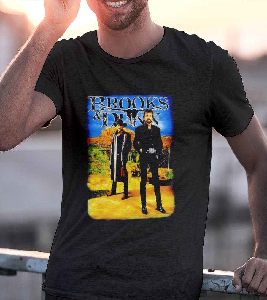 Brooks And Dunn Western Style Desert T-Shirt