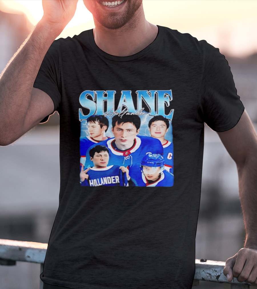 Shane Hollander Hockey Legend Heated Rivalry Lightning T-Shirt