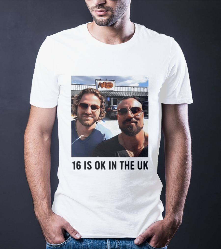 Adam Page Marty Scurll Cracker Barrel 16 Is OK In The UK T-Shirt