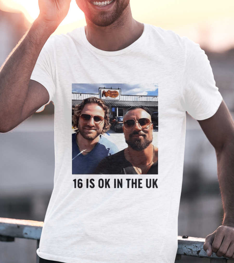 Adam Page Marty Scurll Cracker Barrel 16 Is OK In The UK T-Shirt