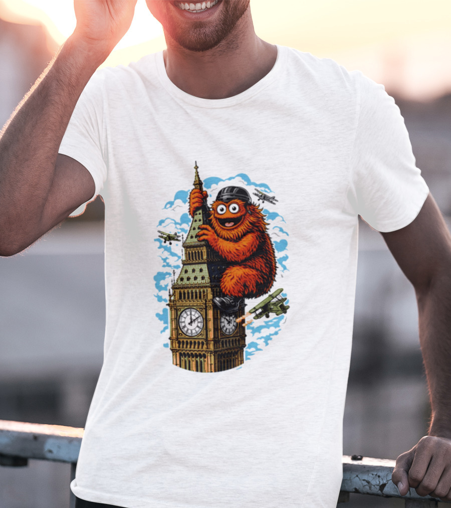 Big Ben Gritty Kong Philadelphia Hockey Clash T-Shirt
