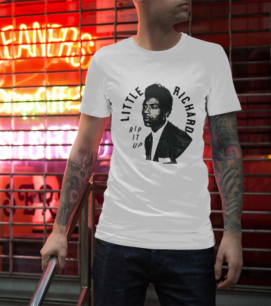 Little Richard Rip It Up Vintage Style Iconic Music T-Shirt