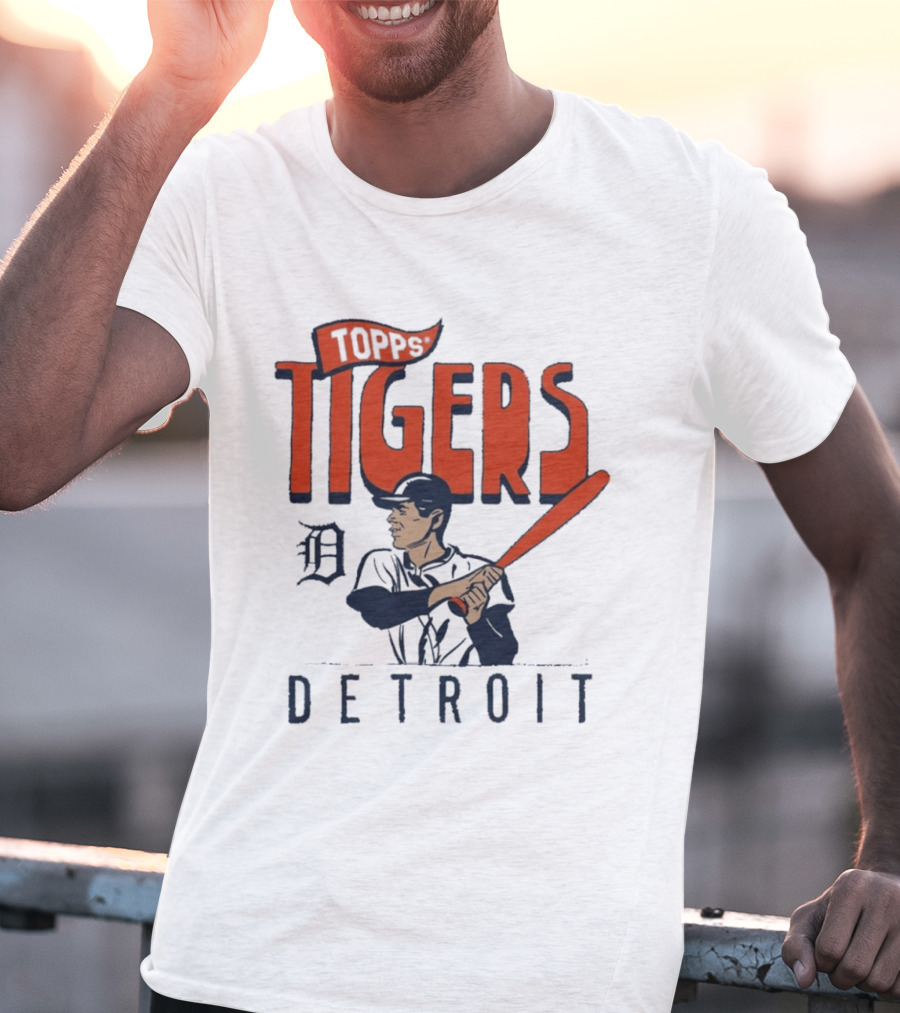 MLB Topps Detroit Tigers Raglan Player T-Shirt