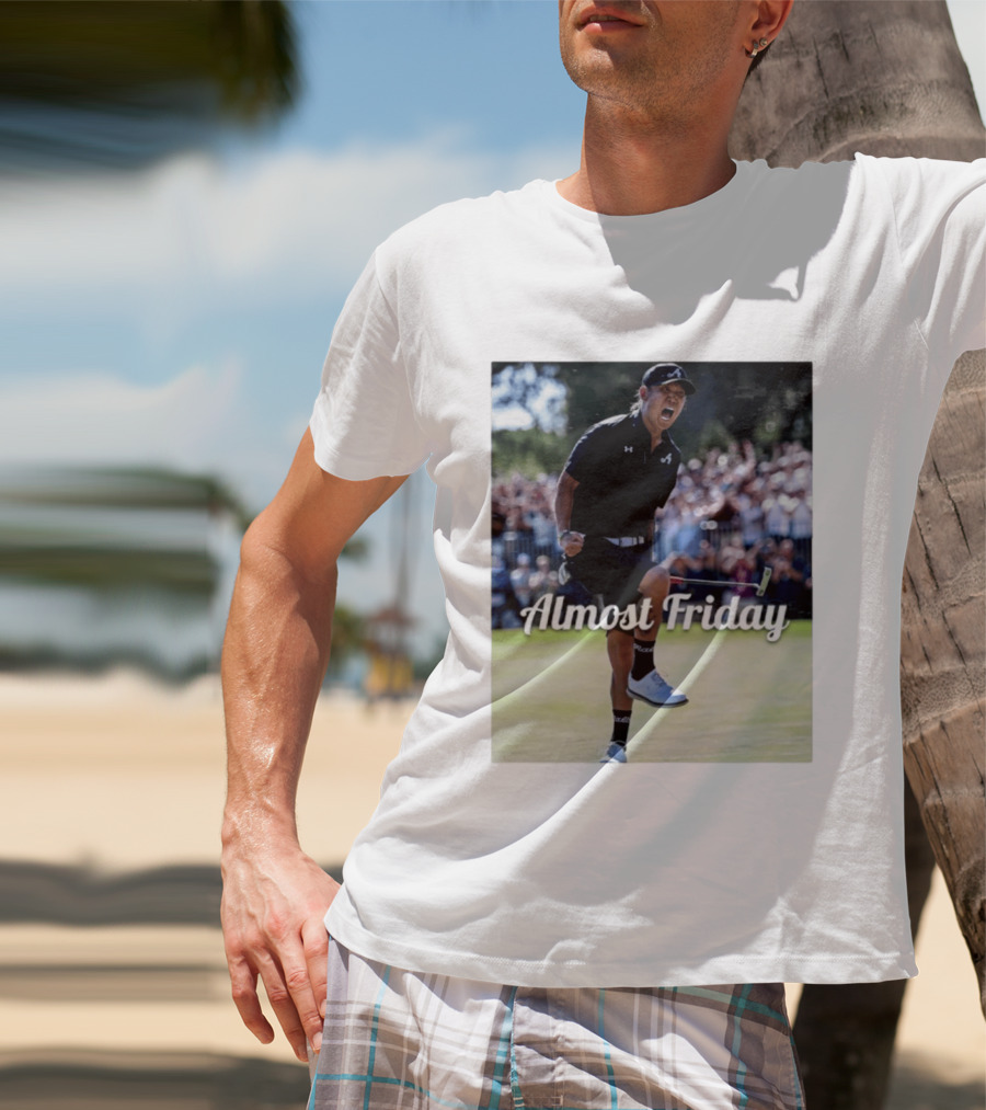 Anthony Kim Almost Friday Golf Comeback Celebration Moment T-Shirt