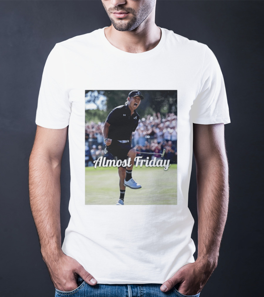 Anthony Kim Almost Friday Golf Comeback Celebration Moment T-Shirt