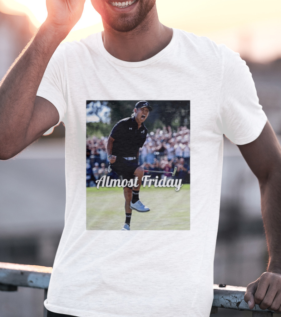 Anthony Kim Almost Friday Golf Comeback Celebration Moment T-Shirt