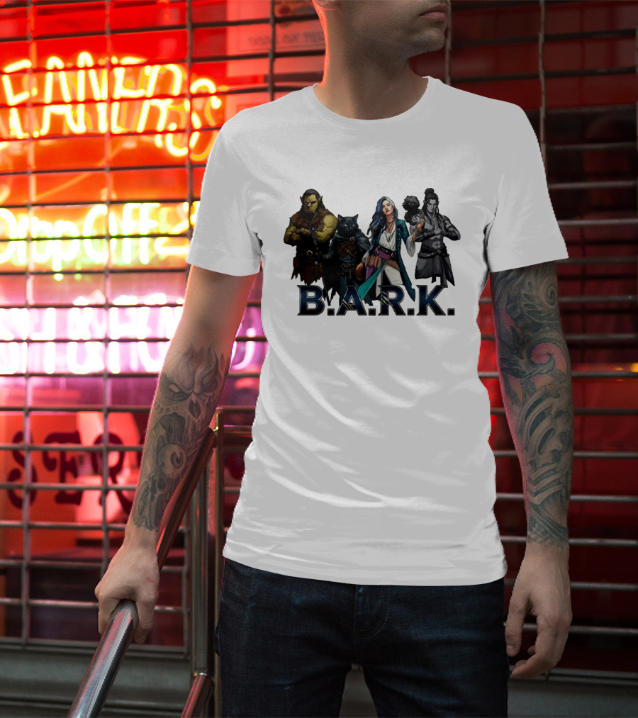 B.A.R.K. Tyranny Of Dragons Fantasy Character Ensemble T-Shirt