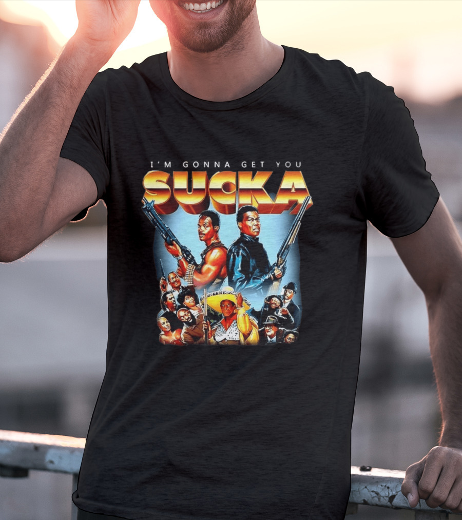 I'm Gonna Git You Sucka 1988 Movie Satirical Comedy T-Shirt