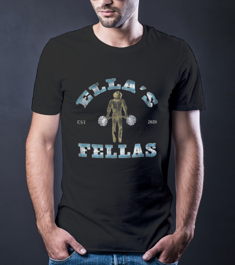 Ella's Fellas Est 2026 Weightlifting Motif T-Shirt