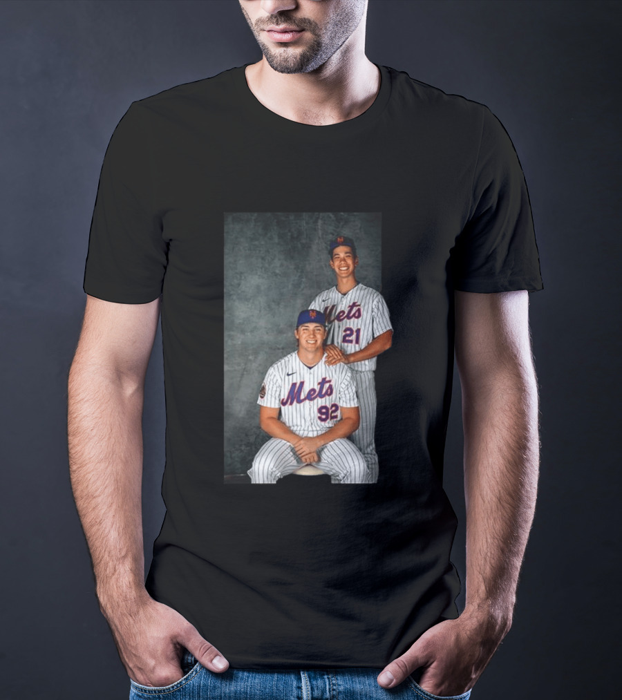 New York Mets Jonathan Pintaro Jonah Tong Step Brother Team Players T-Shirt