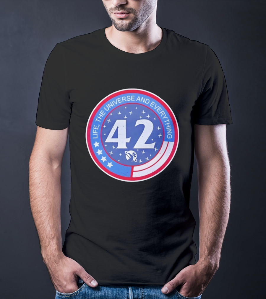 Life The Universe And Everything 42 Hitchhiker's Guide To The Galaxy T-Shirt