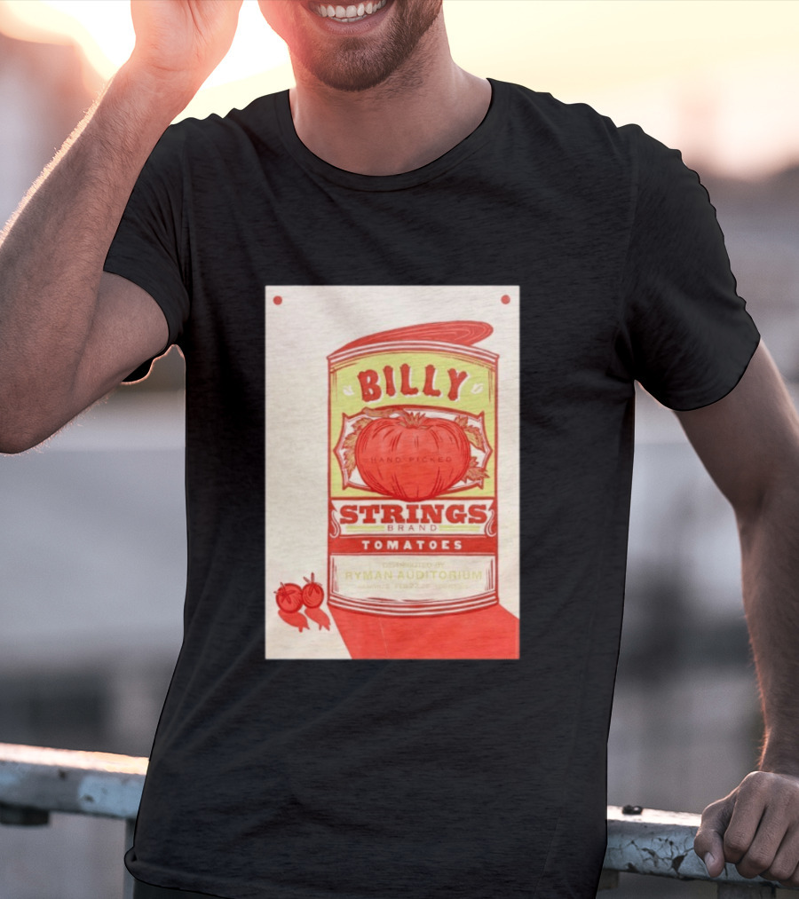 Billy Strings Hand Picked Tomatoes Ryman Auditorium February 22 2026 Nashville T-Shirt