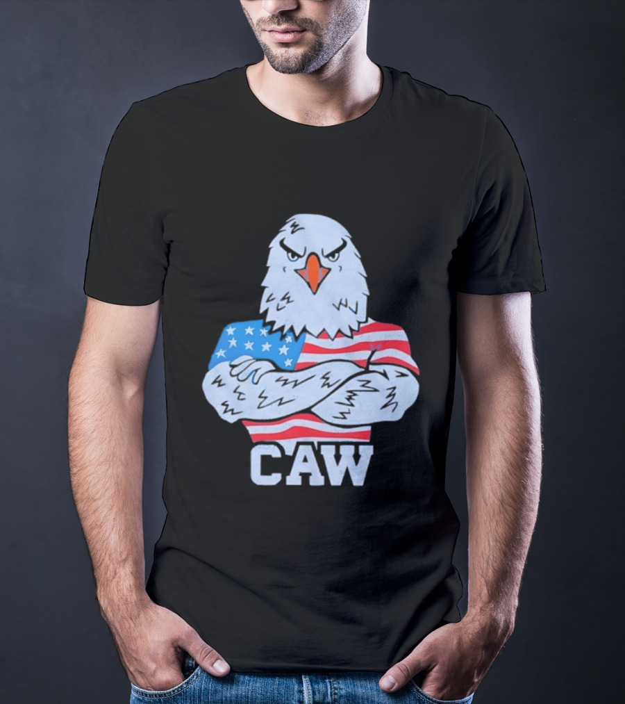 Eagle Caw American Flag Stars And Stripes T-Shirt