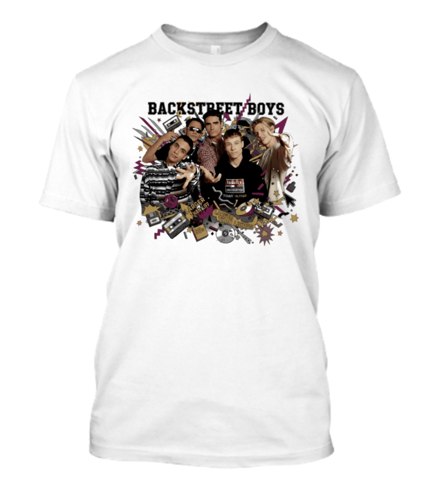 Backstreet Boys Larger Than Life 90s Style Music T-Shirt