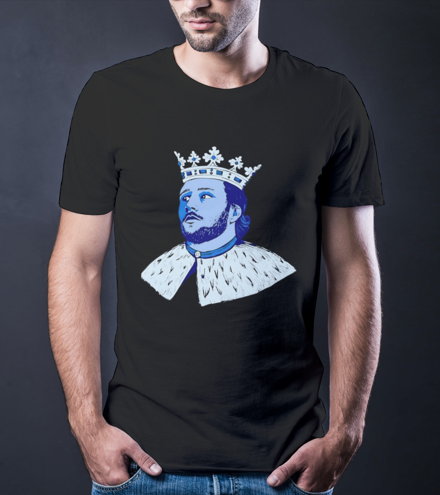 King Joshua MVP Josh Allen Regal Crown T-Shirt