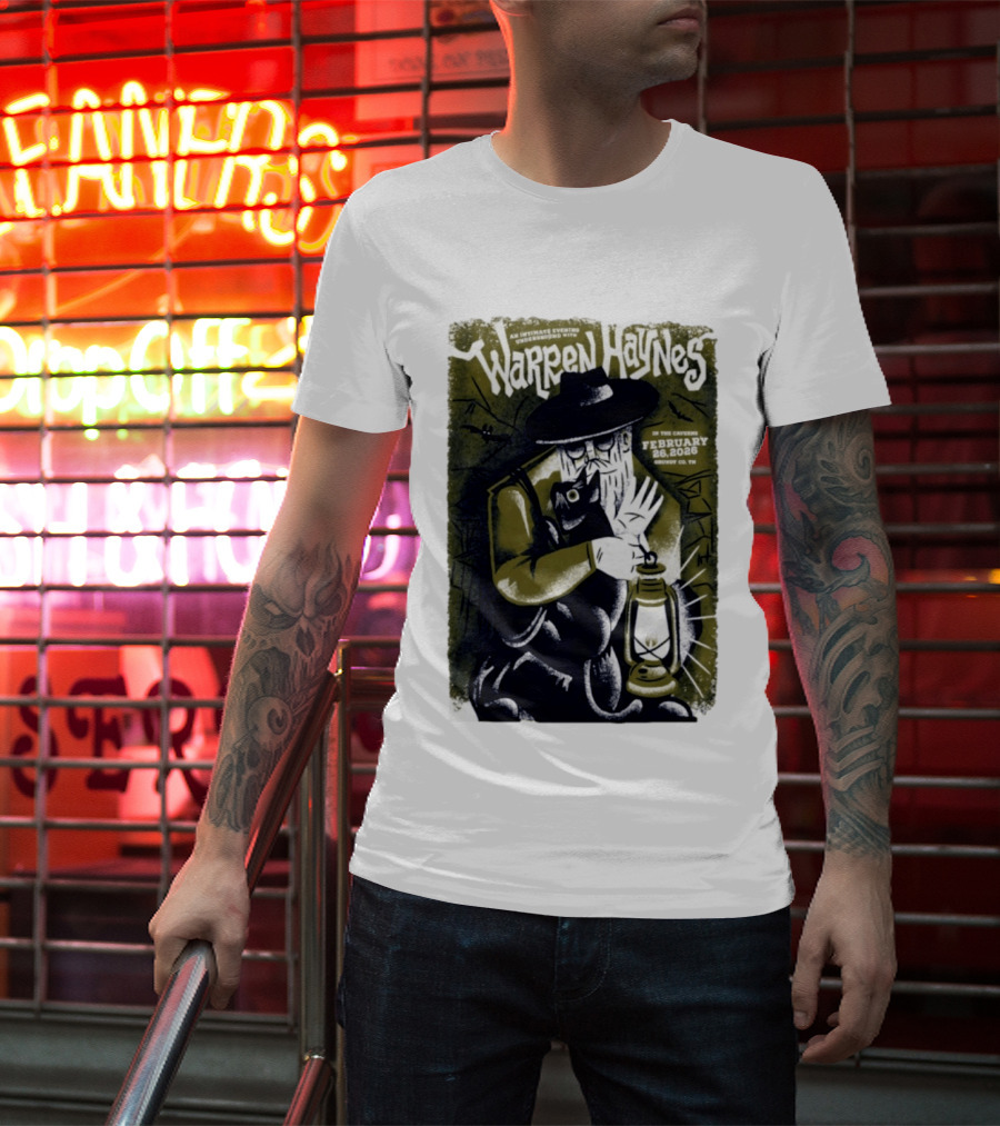 Warren Haynes An Intimate Evening February 26 2026 Grundy County TN Lantern T-Shirt