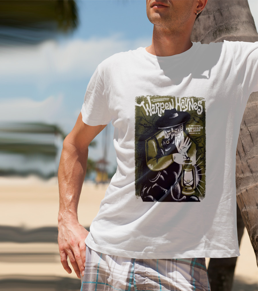 Warren Haynes An Intimate Evening February 26 2026 Grundy County TN Lantern T-Shirt